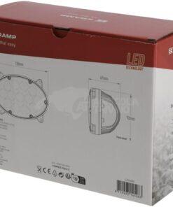 Foco de trabajo LED, 39W, 3500lm, ovalado, 10/30V, 138x93x69mm, wide flood, 13 LED's, Kramp