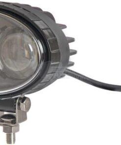Luz de seguridad LED, azul, 10 W, 250 lm, ovalada, 10-80 V, Haz concentrado, 2 LED's, Kramp