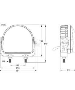 Luz de seguridad 20 W, RED ARC LINE 31 Luz de seguridad 20 W, RED ARC LINE