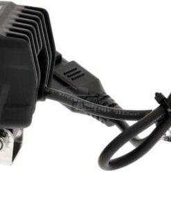 Faro de trabajo LED, 12 W, 1200 lm, cuadrado, 12/24 V, blanco, 53,7 x 75,5 x 32,3 mm enchufe Deutsch, luz de proyección, 8 LEDs