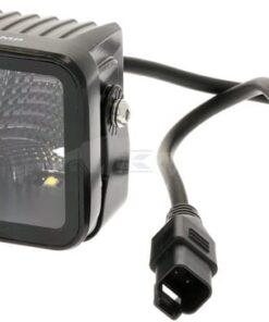 Faro de trabajo LED indirecto, 40 W, 4800 lm, cuadrado, 12/24 V, blanco, 81 x 82,5 x 67,5 mm enchufe Deutsch, luz proyección, 4 LEDs