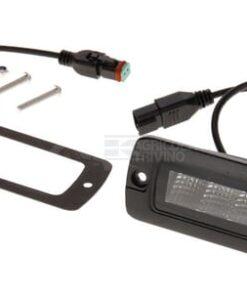 Faro de trabajo LED indirecto, 30 W, 2880 lm, rectangular, 12/24 V, blanco, 157 x 49,7 x 60 mm enchufe Deutsch, luz de proyección, 6 LEDs