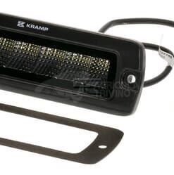 Faro de trabajo LED indirecto, 30 W, 2880 lm, rectangular, 12/24 V, blanco, 157 x 49,7 x 60 mm enchufe Deutsch, luz de proyección, 6 LEDs
