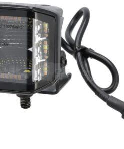 Faro de trabajo LED, 70W, 8400 lm, cuadrado, 12/24V, blanco/naranja, 97x77x75 mm enchufe Deutsch, proyector, 10LED's