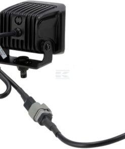 Faro de trabajo LED, 70W, 8400 lm, cuadrado, 12/24V, blanco/naranja, 97x77x75 mm enchufe Deutsch, proyector, 10LED's