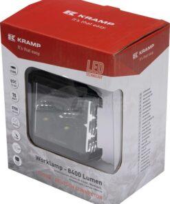 Faro de trabajo LED, 70W, 8400 lm, cuadrado, 12/24V, blanco, 97x77x75mm enchufe Deutsch, proyector, 10LED's