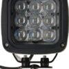 Faro de trabajo LED, 45 W, 4050 lm, cuadrado, 12/24 V, azul, 126 x 151 x 95 mm enchufe Deutsch, haz de luz concentrado, 9 LEDs 43 Faro de trabajo LED, 45 W, 4050 lm, cuadrado, 12/24 V, azul, 126 x 151 x 95 mm enchufe Deutsch, haz de luz concentrado, 9 LEDs