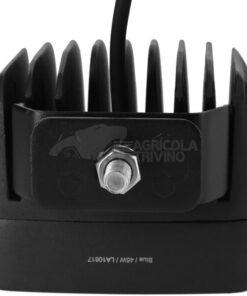 Faro de trabajo LED, 45 W, 4050 lm, cuadrado, 12/24 V, azul, 126 x 151 x 95 mm enchufe Deutsch, haz de luz concentrado, 9 LEDs
