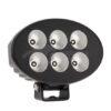 Faro de trabajo LED, 36W, 3500lm, ovalado, 12/24V, 155x105x58mm, Flood, 6LED's, serie Black
