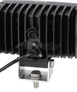 Foco de trabajo LED, 40W, 5600lm, rectangular, 12/24V, blanco, 157x117x76,3mm, Flood, 12 LED's