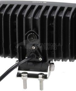 Foco de trabajo LED, 40W, 5600lm, rectangular, 12/24V, blanco, 157x117x76,3mm, Flood, 12 LED's