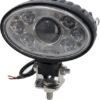 Faro LED, 20/24W, oval, 10/30V, 166x98x98mm, luz larga/larga, cable abierto de 3 polos, montaje en soporte