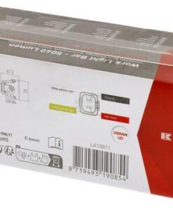 Barra de luz de trabajo LED, 60 W, 5040 lm, rectangular, 12/24 V, blanco/naranja, 204 x 70 x 67 mm enchufe Deutsch, haz de luz combinado, recto, 12LEDs, E-BOOST