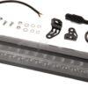 Barra de luz de trabajo LED, 120 W, 10080 lm, rectangular, 12/24 V, blanco/naranja, 357 x 70 x 67 mm enchufe Deutsch, haz de luz combinado, recto, 24 LEDs, E-BOOST
