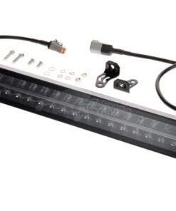 Barra de luz de trabajo LED, 200 W, 16800 lm, rectangular, 12/24 V, blanco/naranja, 561 x 70 x 67 mm enchufe Deutsch, haz de luz combinado, recto, 40 LEDs, E-BOOST