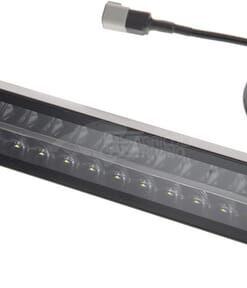 Barra de luz de trabajo LED, 200 W, 16800 lm, rectangular, 12/24 V, blanco/naranja, 561 x 70 x 67 mm enchufe Deutsch, haz de luz combinado, recto, 40 LEDs, E-BOOST