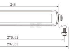 Barra de luz de trabajo LED, 45 W, 3780 lm, rectangular, 12/24 V, blanco/naranja, 246 x 40 x 54 mm enchufe Deutsch, haz de luz combinado, recto, 9 LEDs, E-BOOST 15 Barra de luz de trabajo LED, 45 W, 3780 lm, rectangular, 12/24 V, blanco/naranja, 246 x 40 x 54 mm enchufe Deutsch, haz de luz combinado, recto, 9 LEDs, E-BOOST