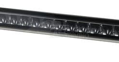 Barra de luz de trabajo LED, 105 W, 8820 lm, rectangular, 12/24 V, blanco/naranja, 522 x 40 x 54 mm enchufe Deutsch, haz de luz combinado, recto, 21 LEDs, E-BOOST