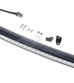 Barra de luz de trabajo LED, 210 W, 17640 lm, rectangular, 12/24 V, blanco/naranja, 1007,1 x 40 x 54,4 mm enchufe Deutsch, haz de luz combinado, curva, 42 LEDs, E-BOOST