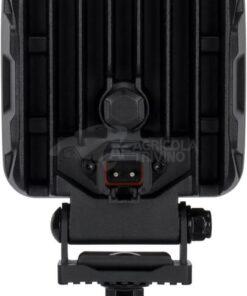 Faro de trabajo LED, 90 W, 6800 lm, cuadrado, 12/24 V, blanco, 108 x 120,7 x 52,7 mm enchufe Deutsch, luz de proyección, 18 LEDs