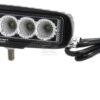 Foco de trabajo LED, 18W, 1620lm, rectangular, blanco, 160x60x70 mm, haz concentrado, Kramp