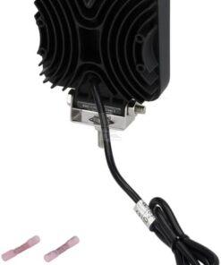 Foco de trabajo LED, 24W, 2000lm, cuadrado, blanco, 107x52x136mm, spot, Kramp