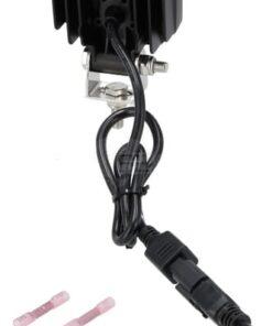 Foco de trabajo LED, 20W, 3000lm, cuadrado, blanco, 75x47x107,5mm,Deutsch 2-pin, flood, Kramp