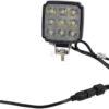 Faro de trabajo LED, 27W, 3420lm, cuadrado, blanco, 96,5x48,5x124,5mm,Deutsch 2-pin, flood, Kramp 4 Faro de trabajo LED, 27W, 3420lm, cuadrado, blanco, 96,5x48,5x124,5mm,Deutsch 2-pin, flood, Kramp