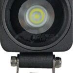 Faros de trabajo LED, 10 W, 900lm, cuadrado, 10-30 V, 66 x 65 mm, haz concentrado, 1 LED, gopart