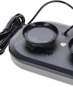 Barra destellante LED, ámbar, 90 W, 12/24 V, fijación magnética, 248 x 171 x 55 mm, 30 LEDs, Kramp