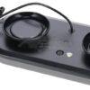 Barra destellante LED, ámbar, 12/24V, fijación magnética, 365x173x47mm, 42 LEDs, Kramp