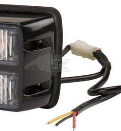 Luces de advertencia naranja 3 LED