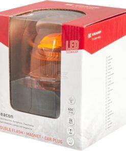 Faro destellante LED, fijación magnética, con enchufe