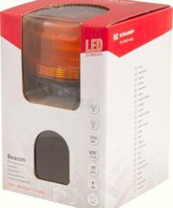 Faro destellante/rotativo LED, montaje polo DIN, CEM