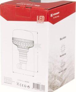 Faro destellante/rotativo LED, montaje polo DIN, CEM