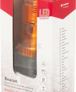 Faro destellante LED, 10-110 V, fijación por tornillos