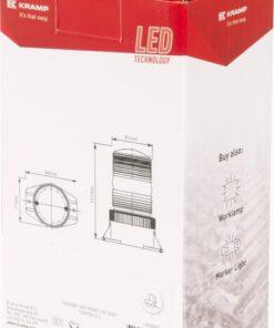 Faro destellante LED, 10-110 V, fijación por tornillos
