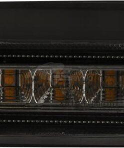 Luz de advertencia LED, ámbar, 3 LED, Kramp