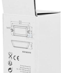 Luz de aviso LED, ámbar, Kramp