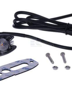 Luz de advertencia parpadeante, ámbar, 4 LED