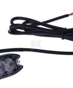 Luz de advertencia parpadeante, ámbar, 4 LED