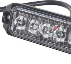 Luz parpadeante, 6 LED blancos