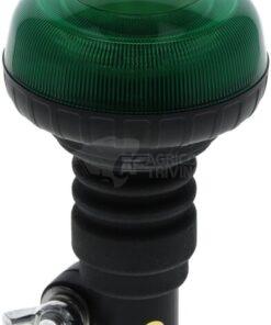 Beacon LED, low profile, 15W, 12-24V, green, flexible pole mount, diameter  86mm x138mm