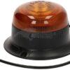 Baliza LED, perfil bajo, 15 W, 12-24 V, ámbar, atornillable, Ø86 mm x 67 mm