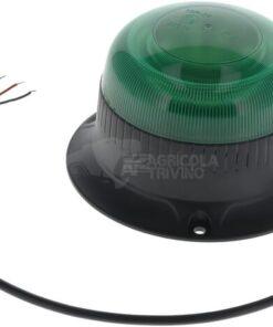 Beacon LED, low profile, 15W, 12-24V, green, bolt on, diameter  86mm x67mm