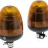 Juego de 2 balizas intermitentes LED sincronizables TWIN, 12-24V, flexibles