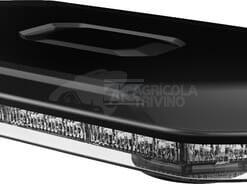 Barra destellante LED, ámbar, 50 W, 12/24 V, fijación magnética/atornillable, 380 mm, Kramp