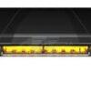 Barra destellante LED, ámbar, 100 W, 12/24 V, fijación atornillable, 762 mm, Kramp