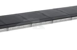 Barra destellante LED, ámbar, 170 W, 12/24 V, fijación atornillable, 1220 mm, Kramp