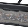 Luz de advertencia intermitente / luz de posición delantera LED, rectangular, 12/24V, naranja/blanco, 129x41x14mm, 12/42 LED, Kramp 19 Luz de advertencia intermitente / luz de posición delantera LED, rectangular, 12/24V, naranja/blanco, 129x41x14mm, 12/42 LED, Kramp